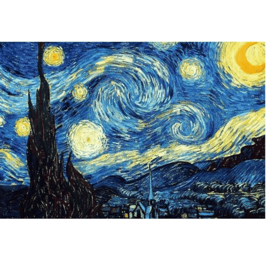 Noche Estrellada Van Gogh - DiamArte  Pintando con Diamantes